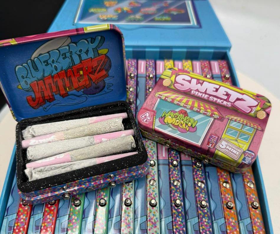 Sweetz BlueBerry Jammerz Pixie Sticks V2 Pre rolls