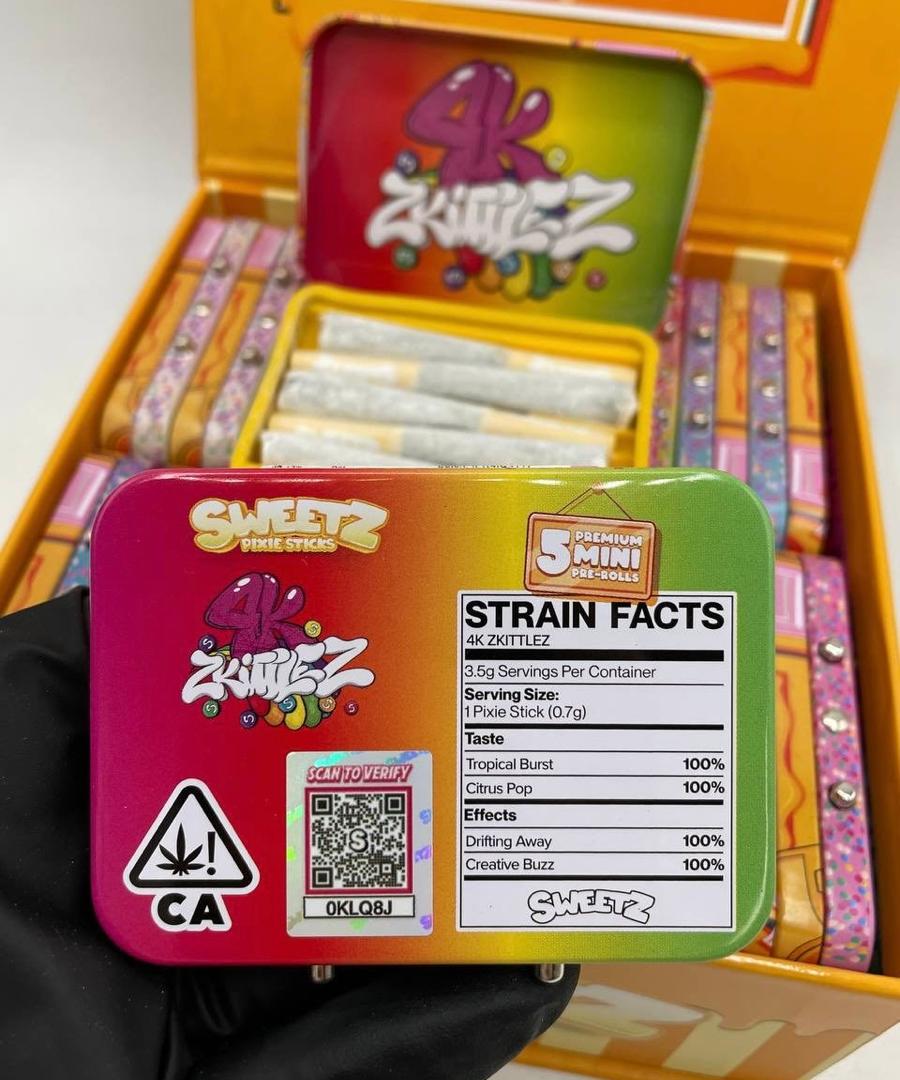 Sweetz Pixie Sticks mini pre-rolls Sweetz Pixie Sticks mini pre-rolls