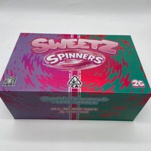 SWEETZ SPINNERS 2G DISPOSABLE BOX